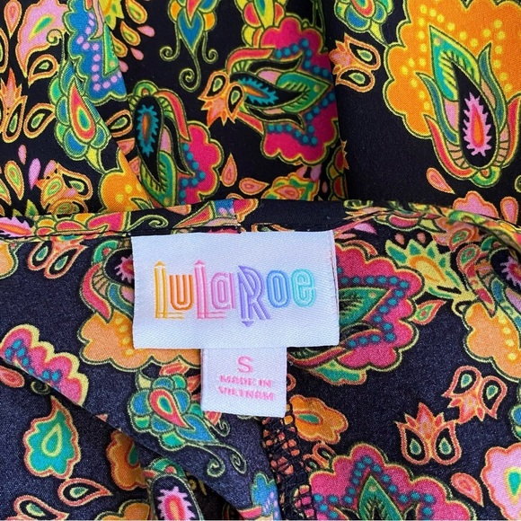 LuLaRoe Colorful Lindsay Cardigan - Picture 6 of 6